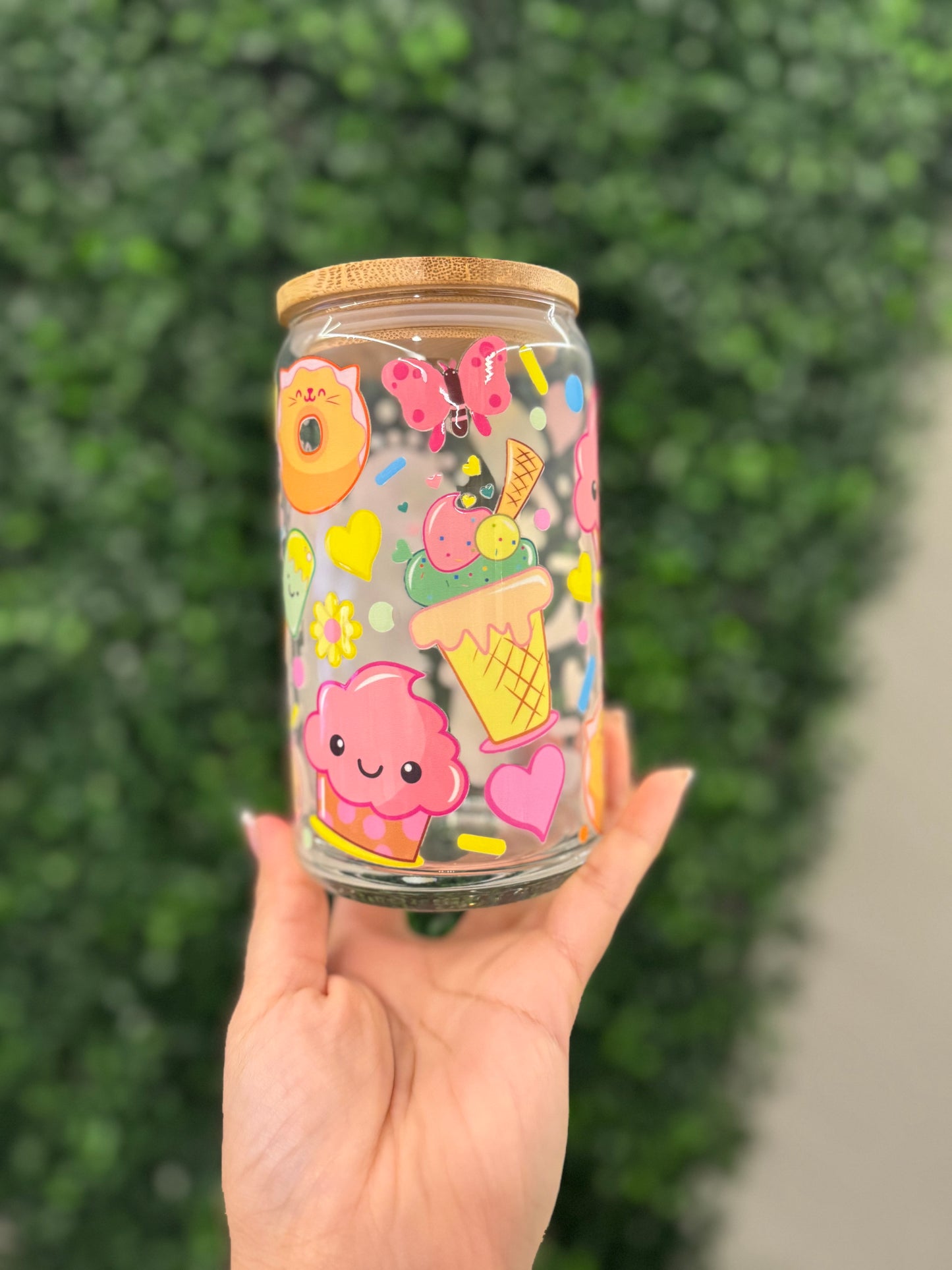 Marie 16oz glass cup