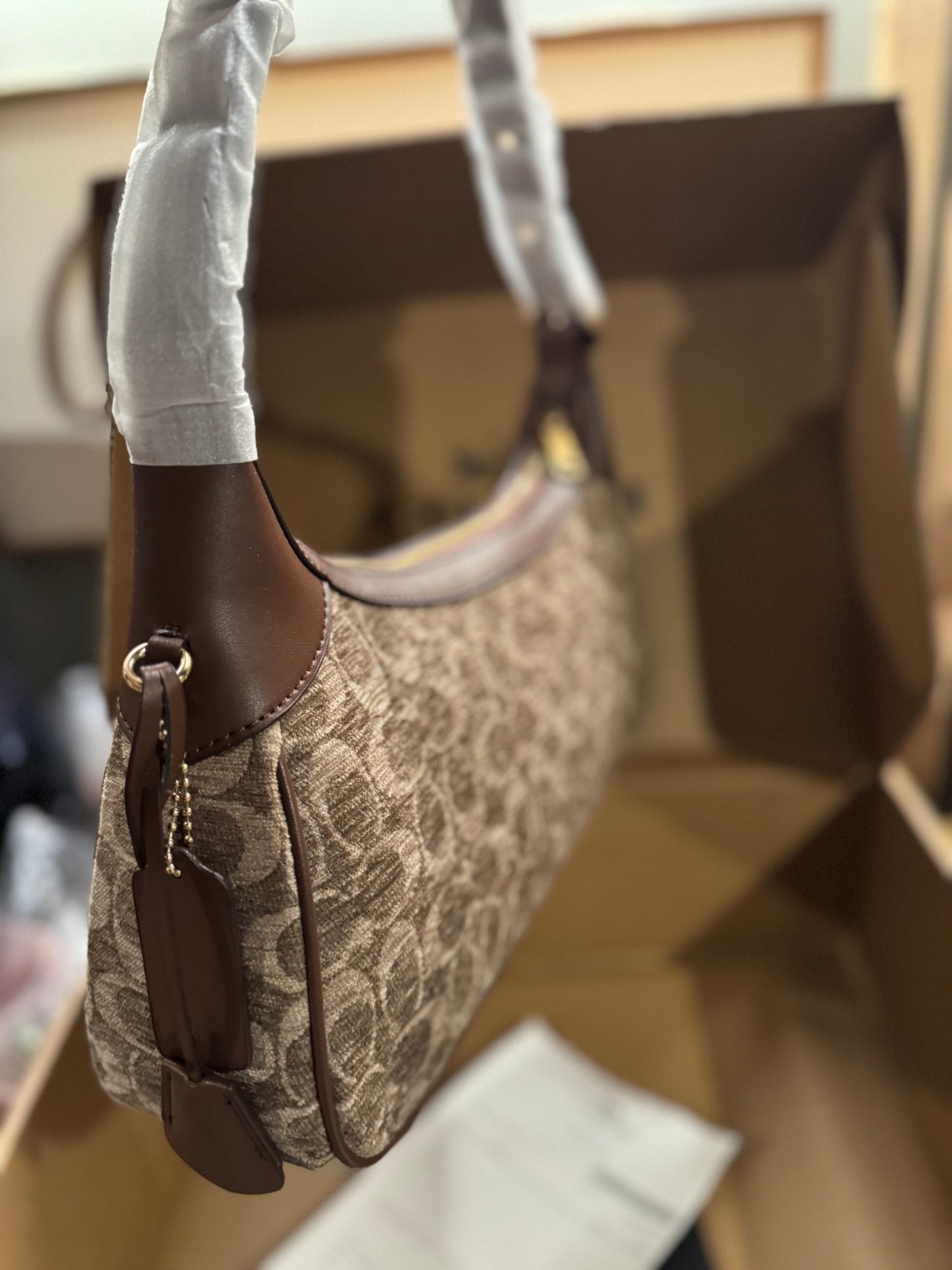 Coachh mini ella beige