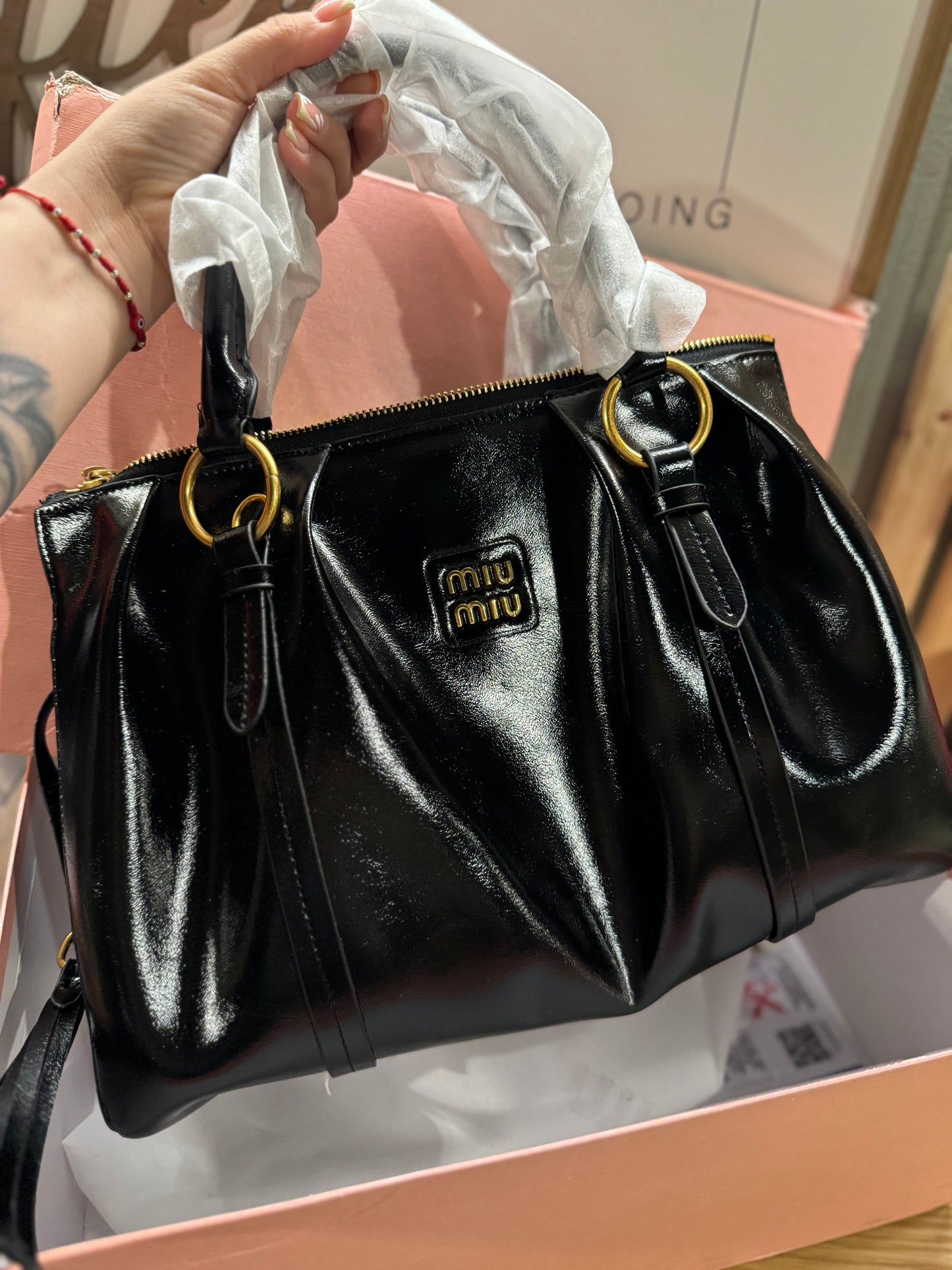 MewMew leather bag