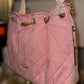 Pink denim coachh