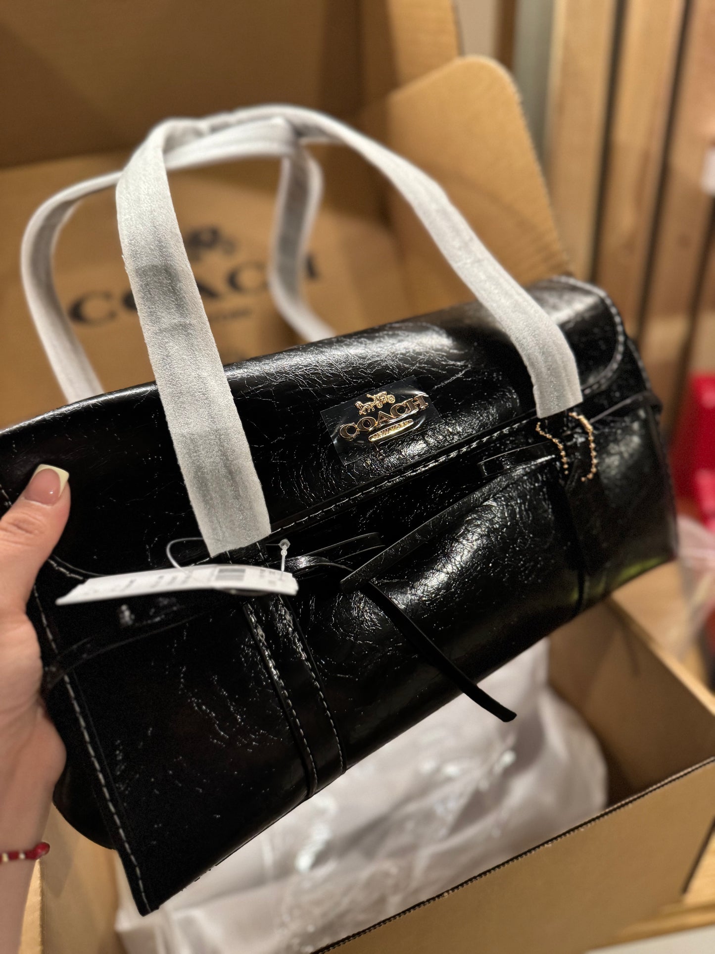 Coachh bridget flap leather