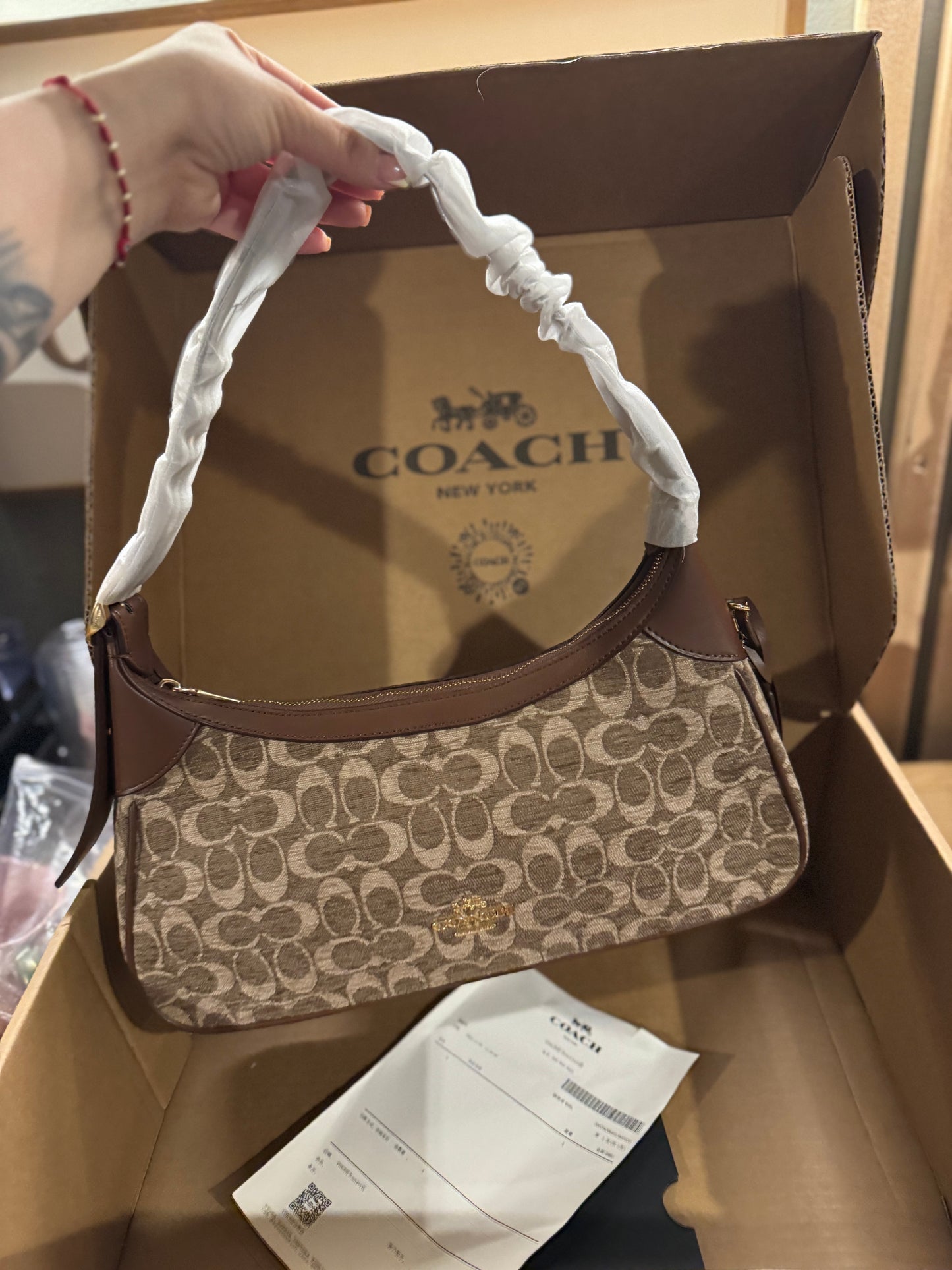 Coachh mini ella beige