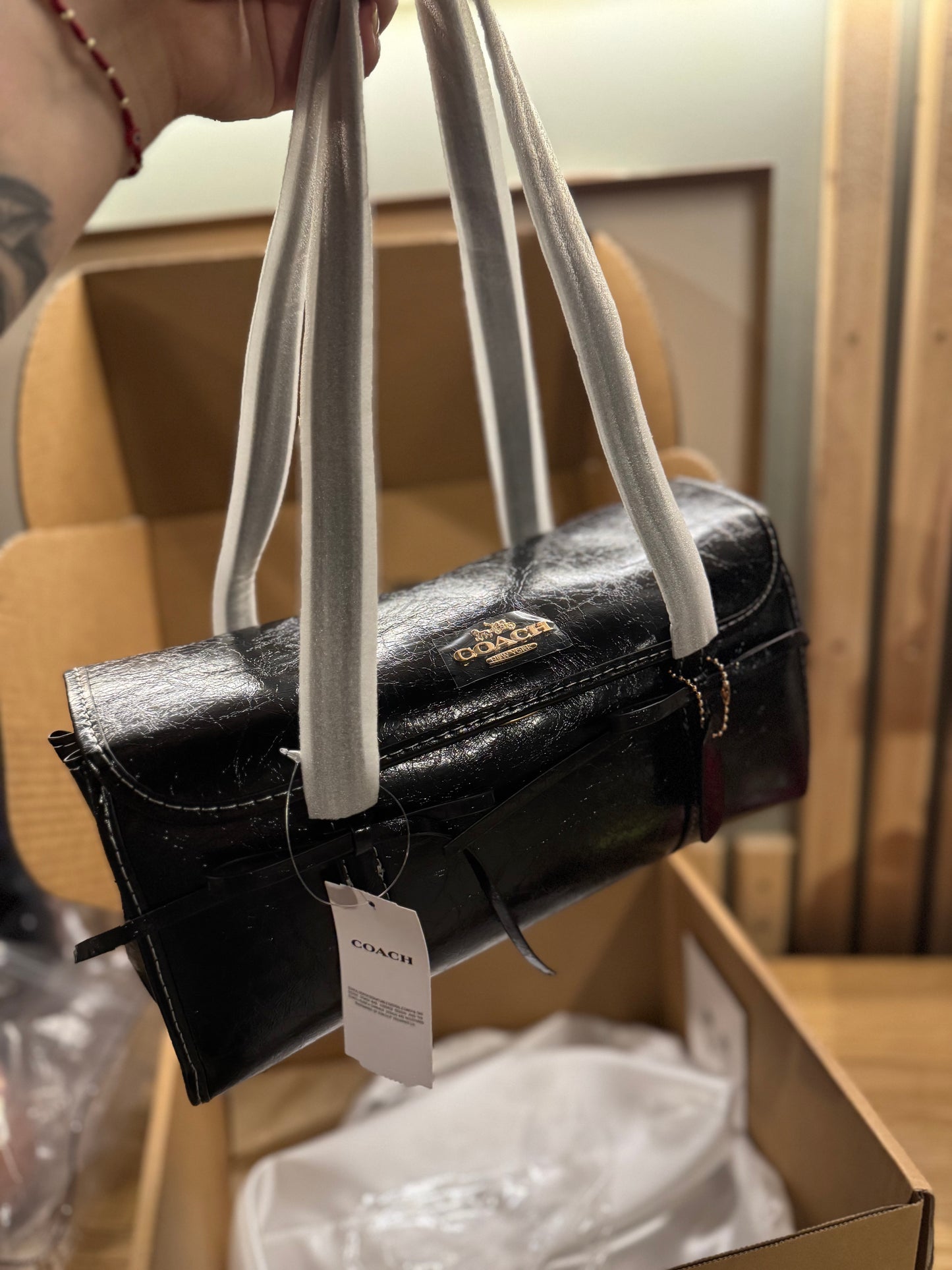 Coachh bridget flap leather