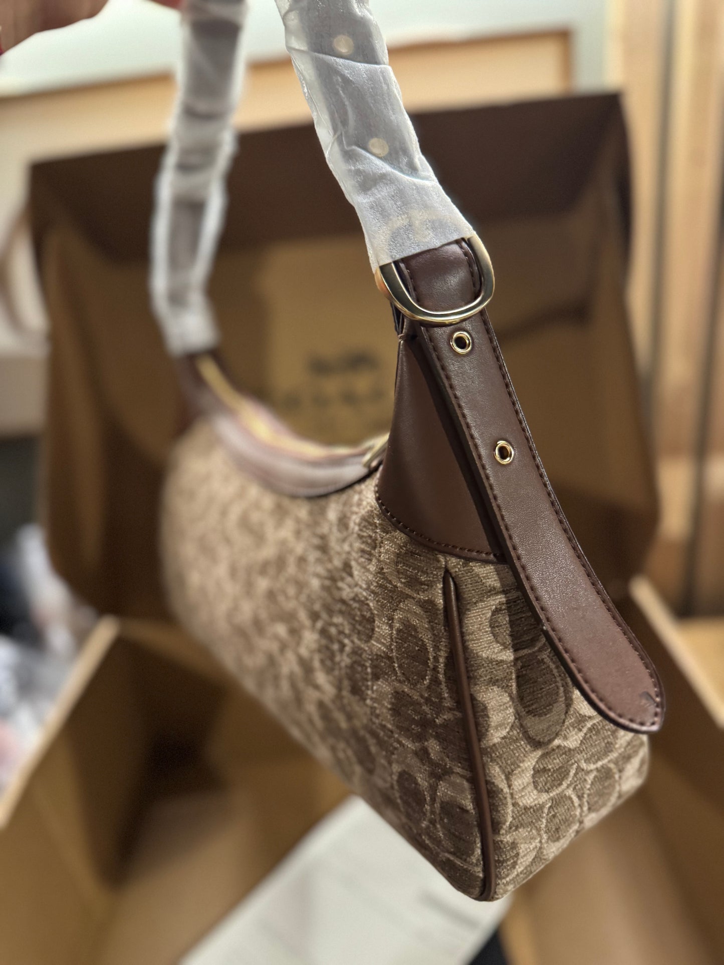 Coachh mini ella beige
