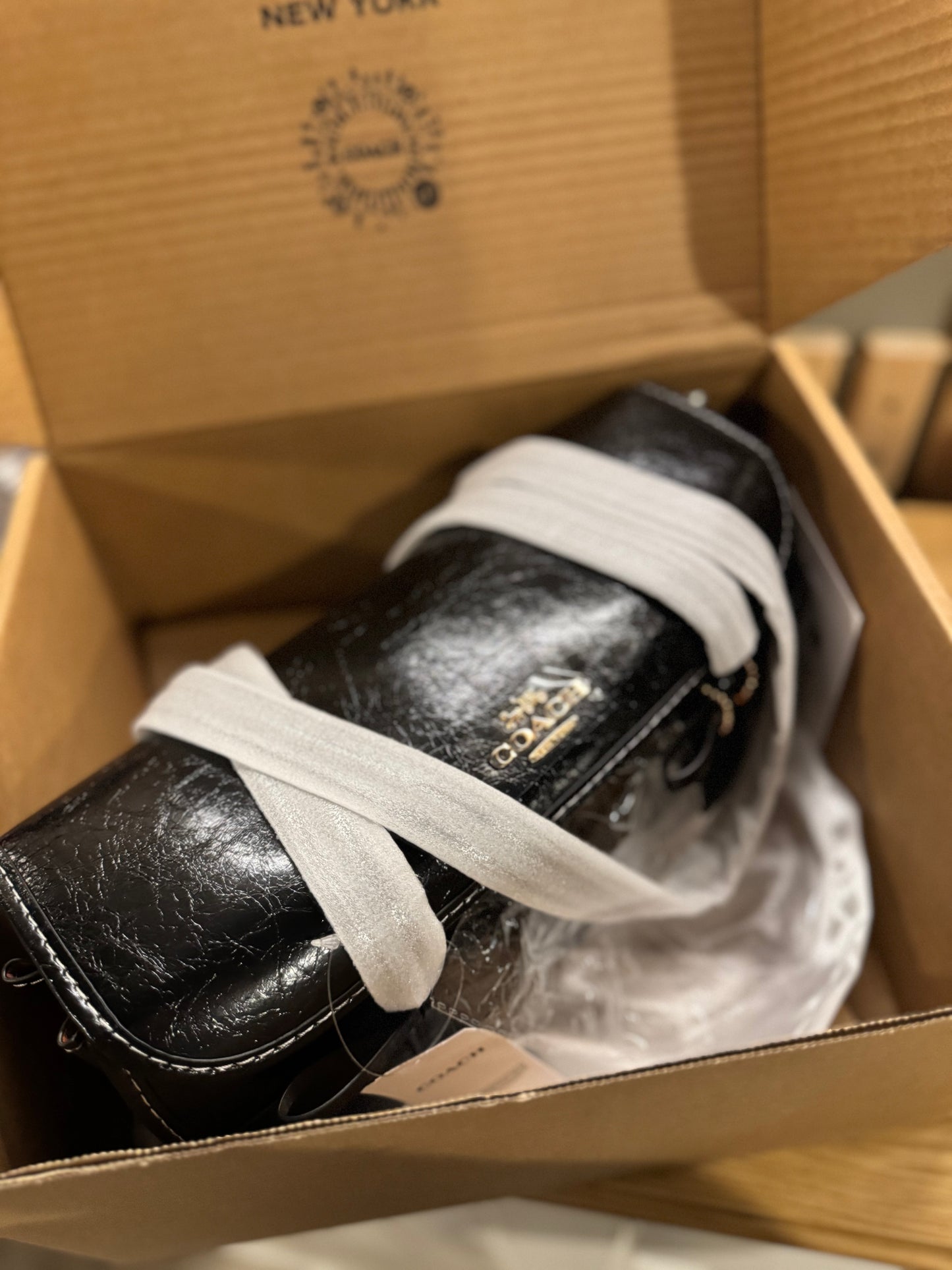 Coachh bridget flap leather