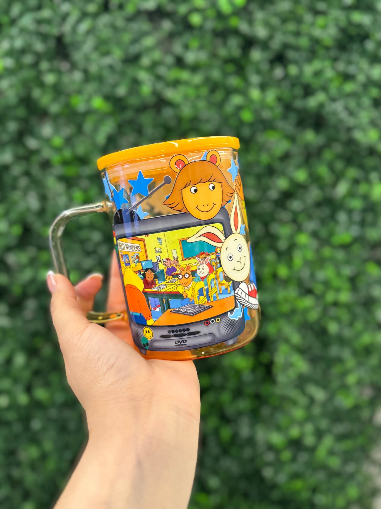 Arthur 16oz glass mug