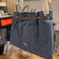 Blue denim coachh