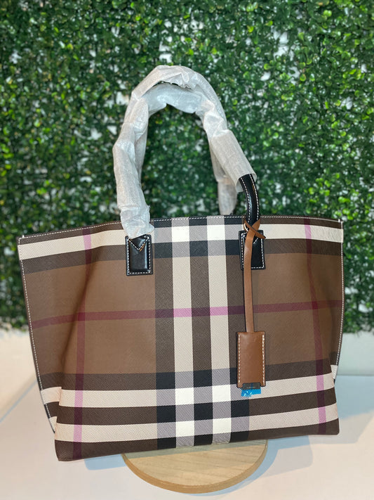 BB checkered Tote