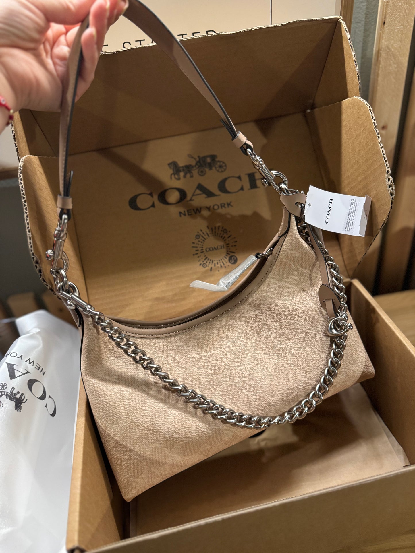 Coachh beige juliet