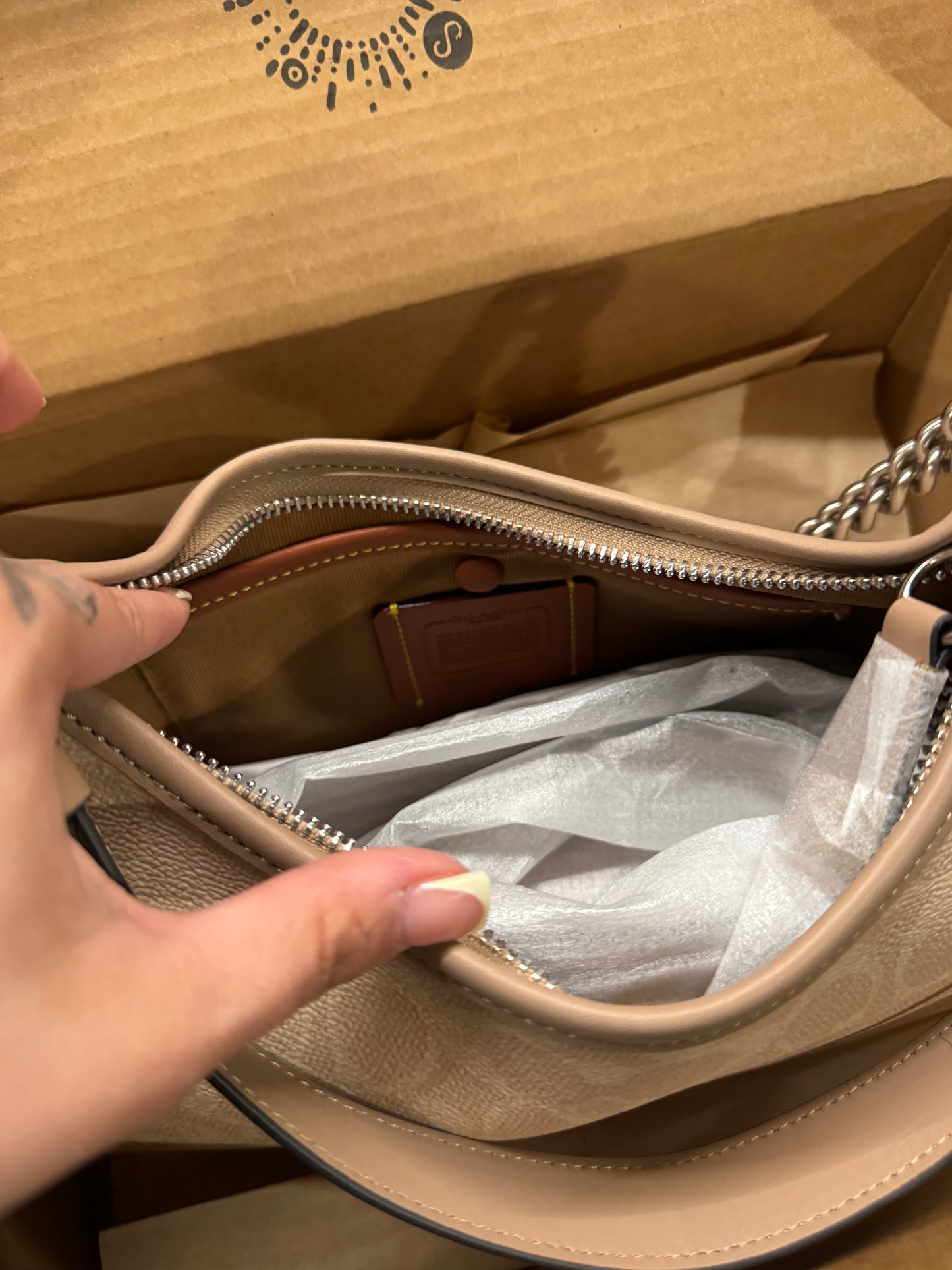 Coachh beige juliet