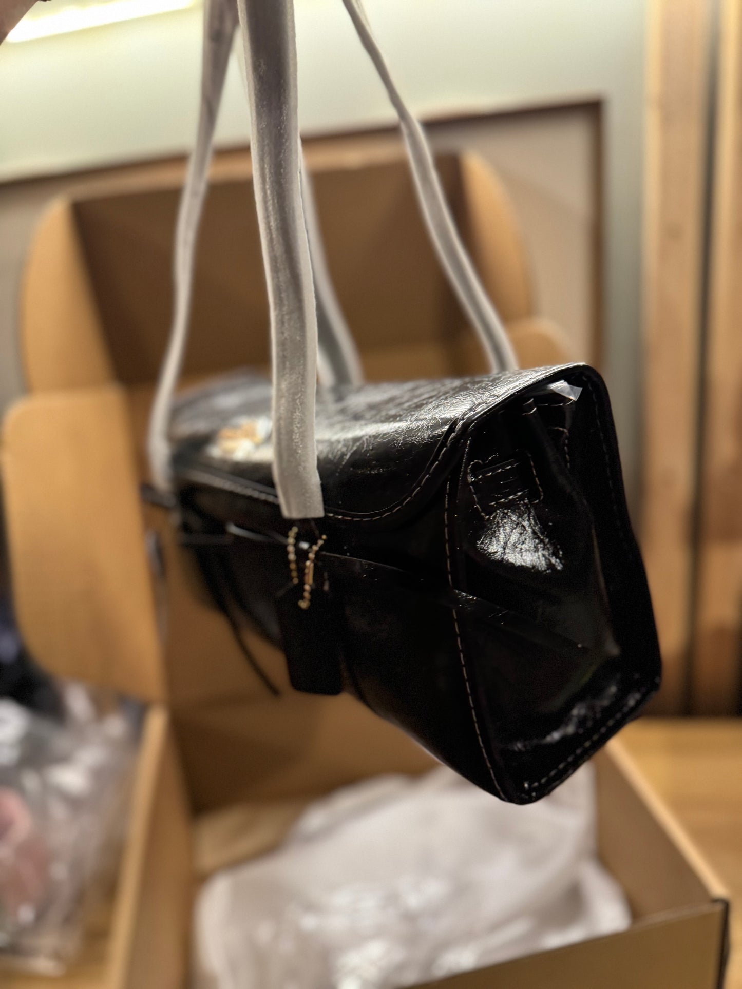 Coachh bridget flap leather