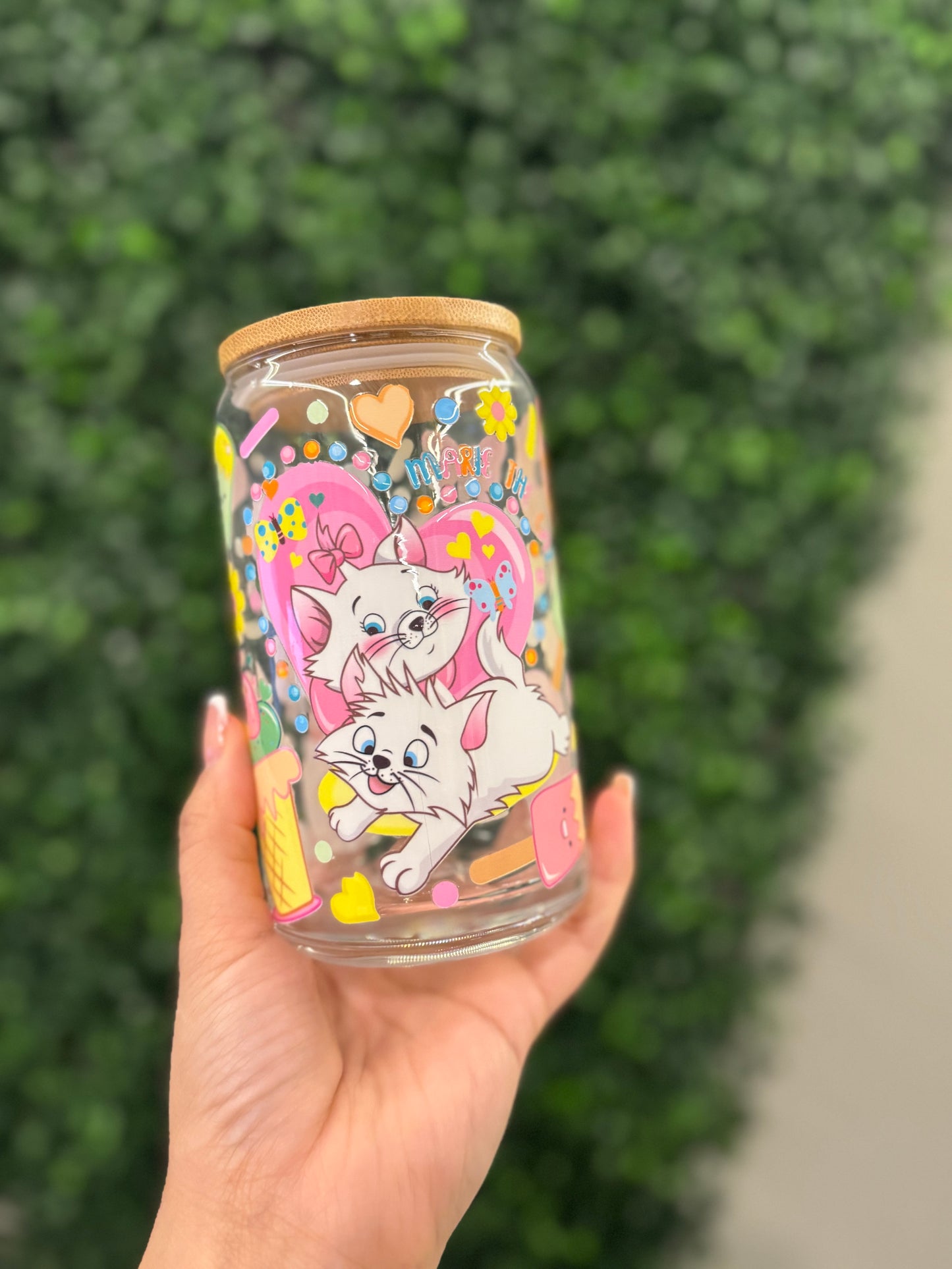 Marie 16oz glass cup