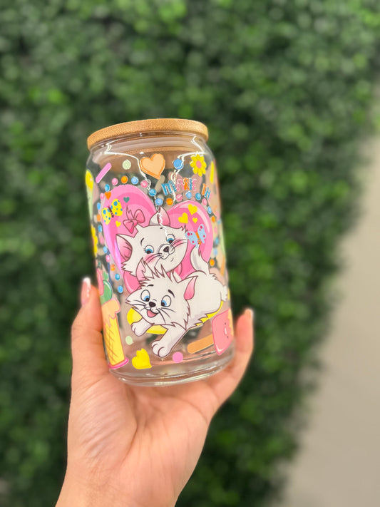Marie 16oz glass cup