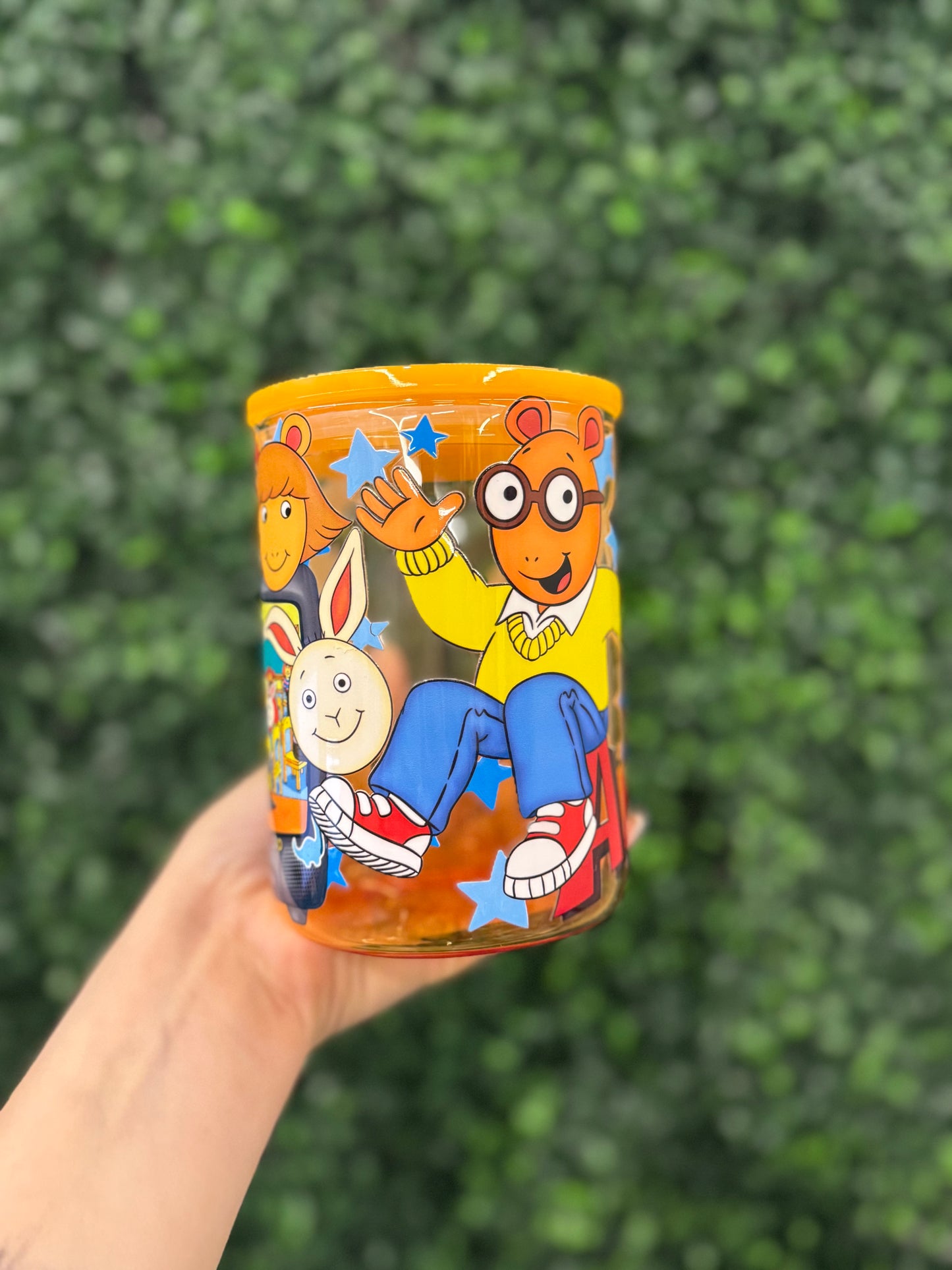 Arthur 16oz glass mug