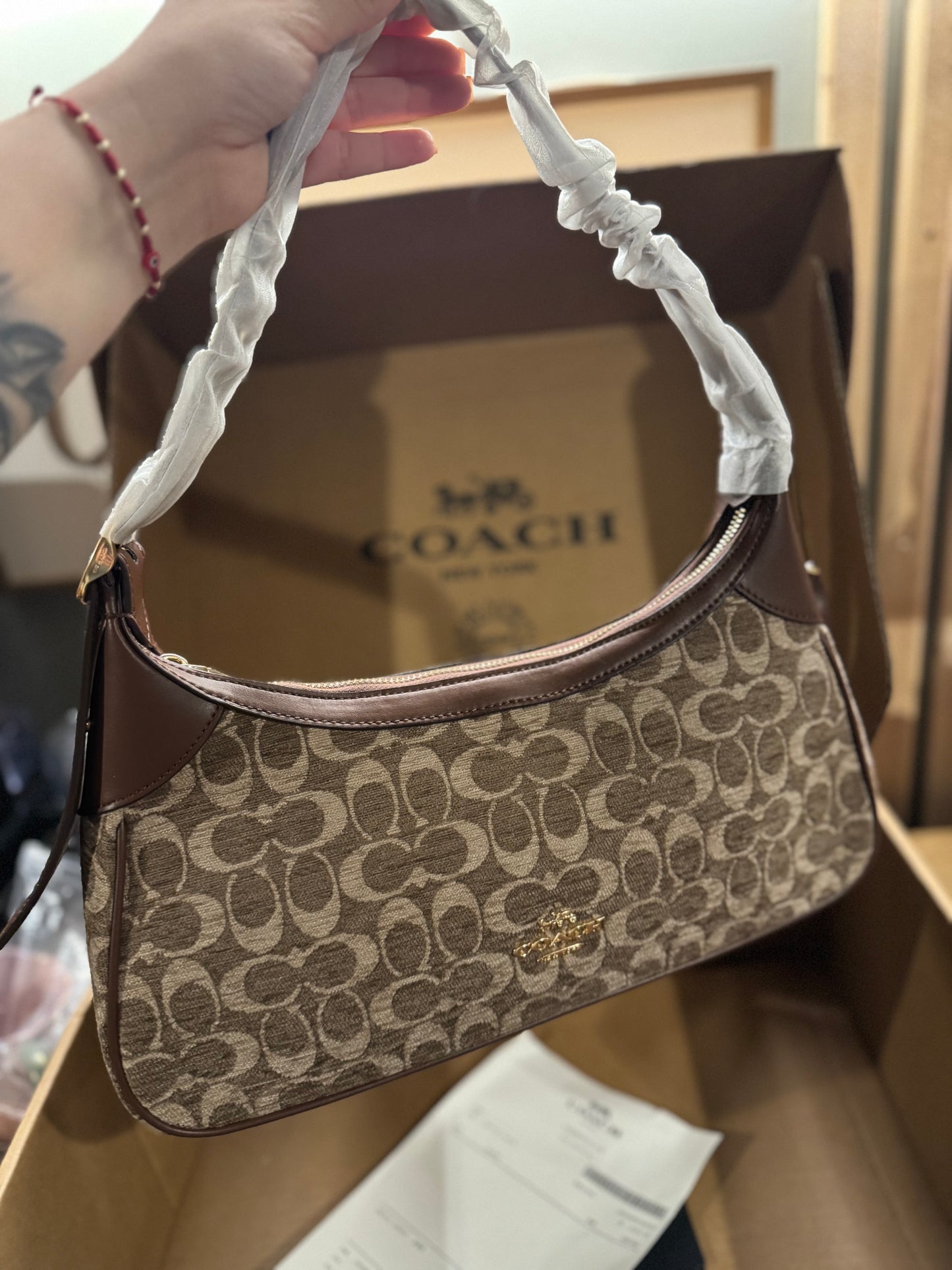 Coachh mini ella beige