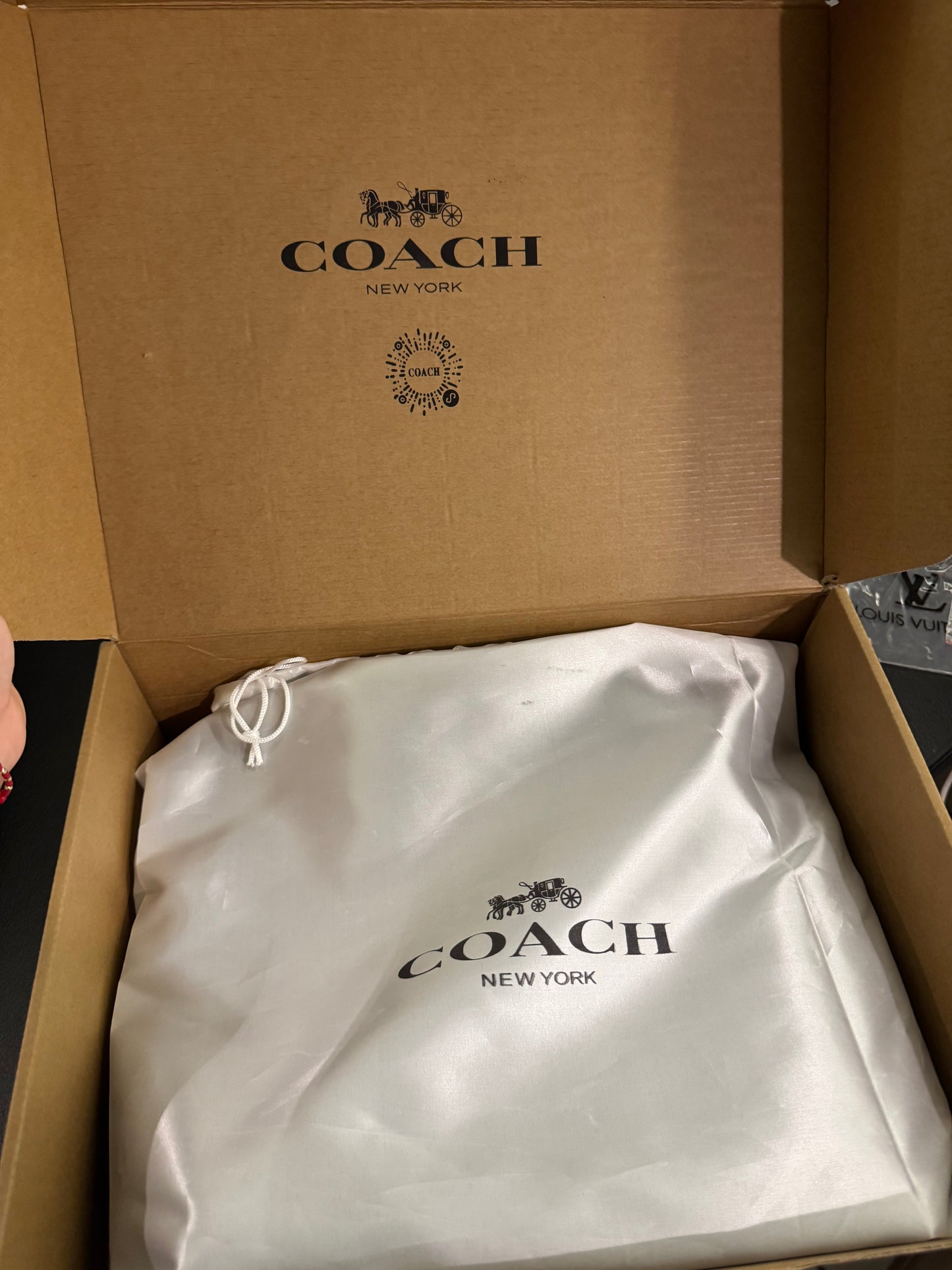 Coachh blk leather